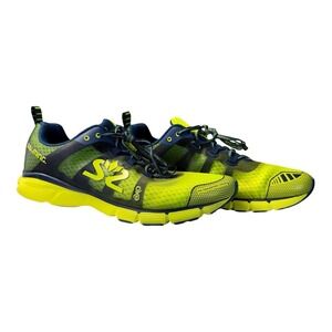 Size 14 - Salming enRoute 2 Trail Running Shoes Neon Green